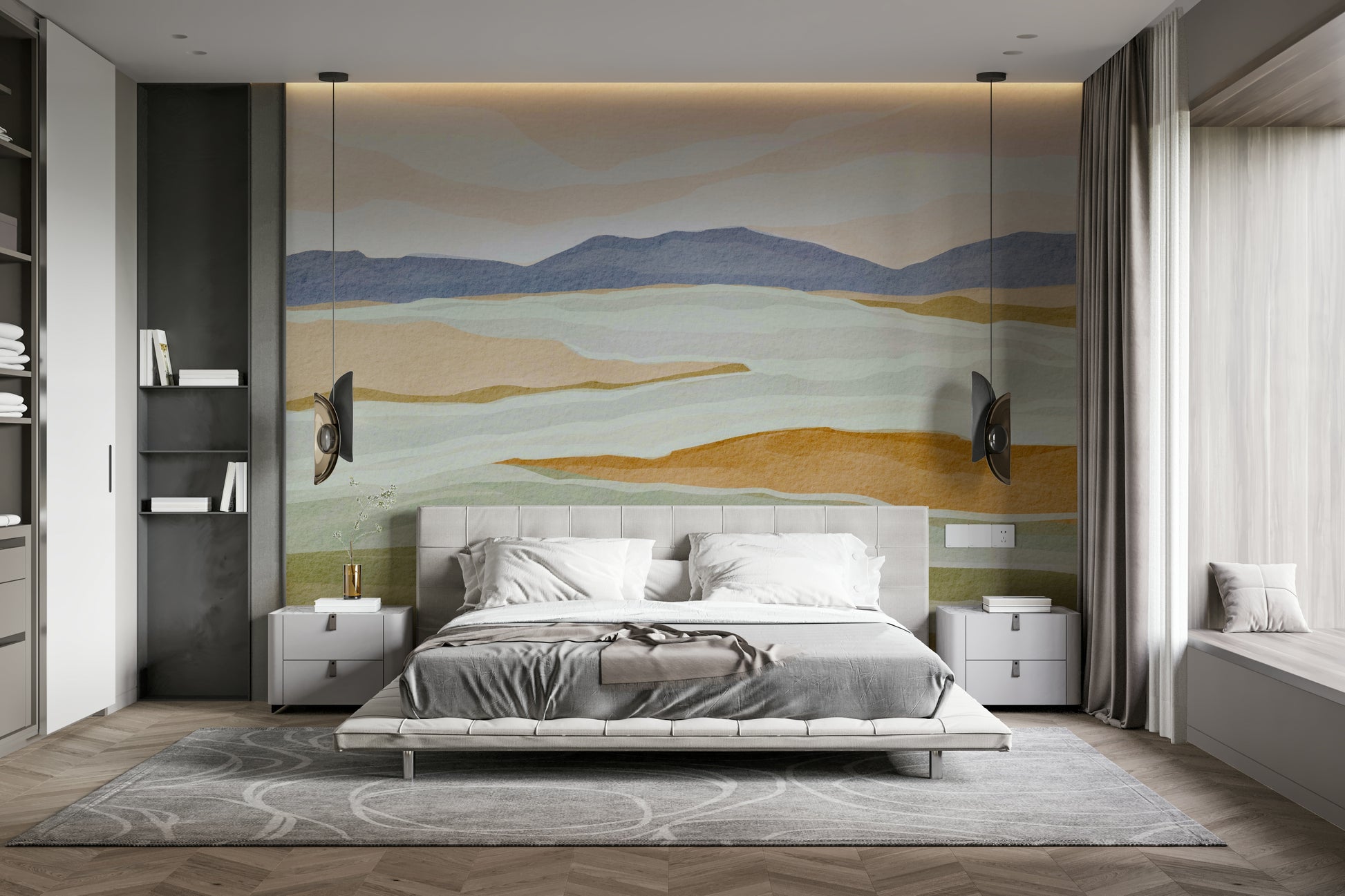 Landscapes View wall mural

