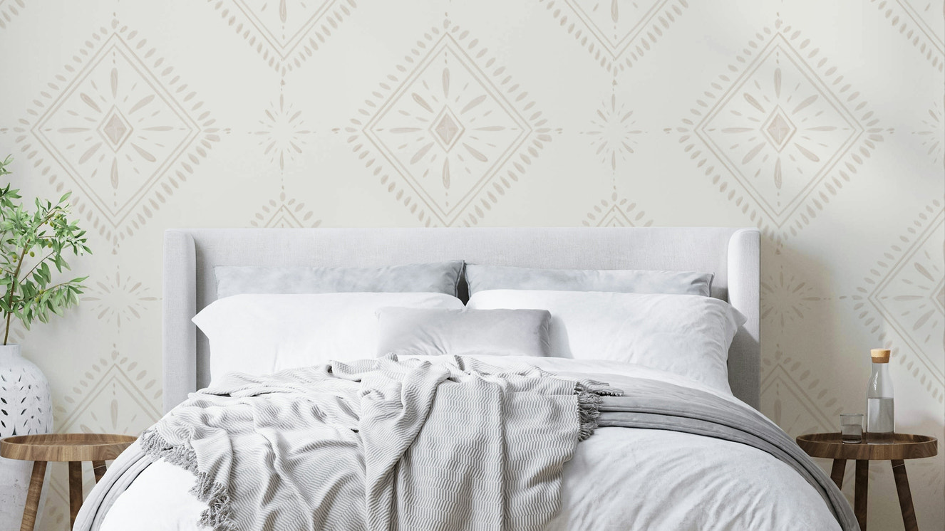 Subtle diamond pattern wallpaper

