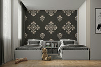 Artistic floral wallpaper design

