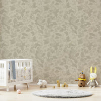 Subtle pattern wallpaper in beige tones


