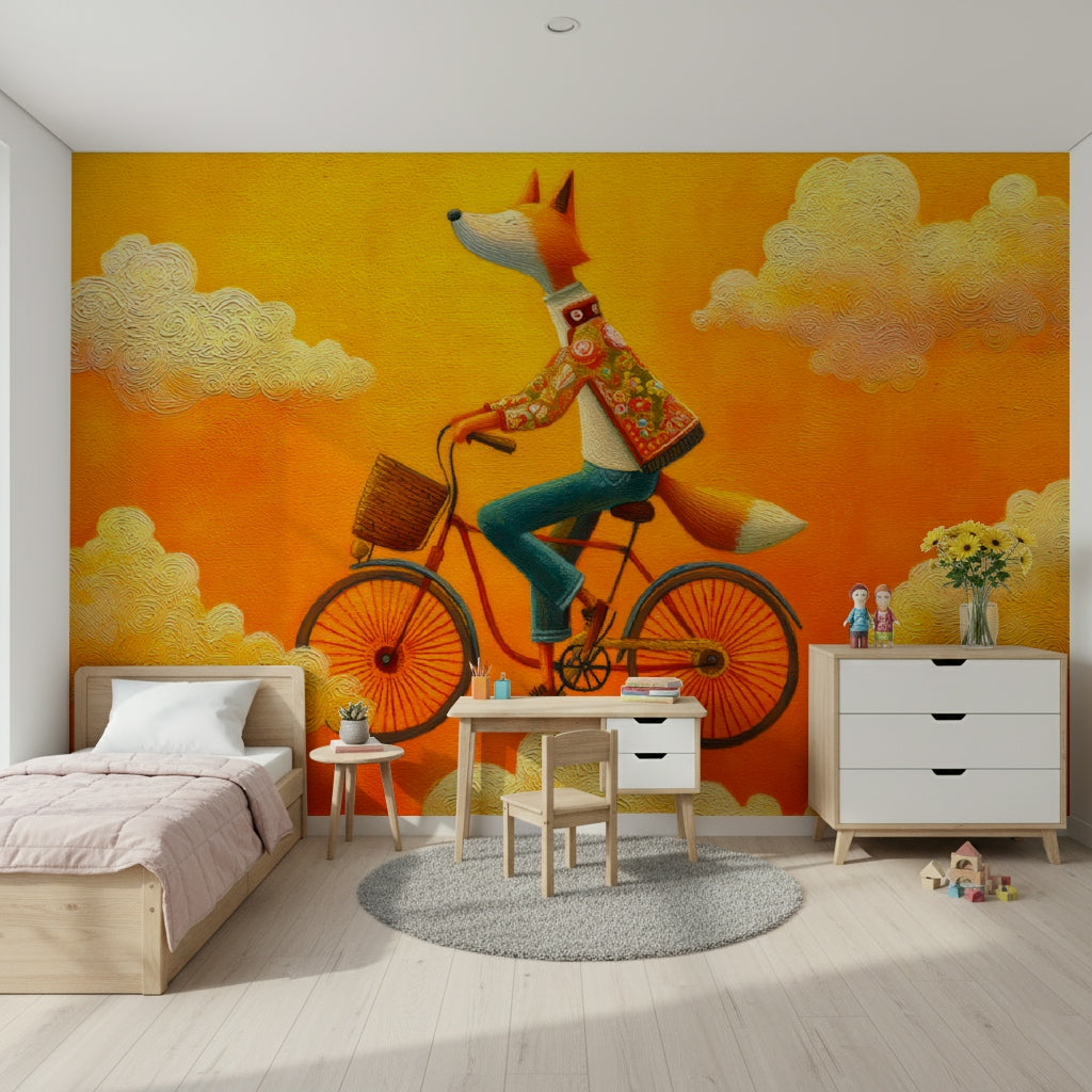 Fox's Aerial Adventure Wall Mural