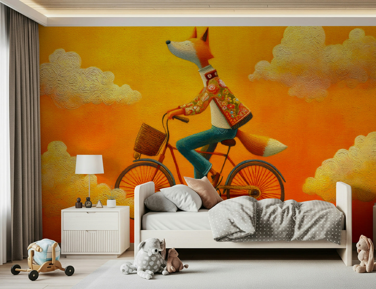 Fox's Aerial Adventure Wall Mural