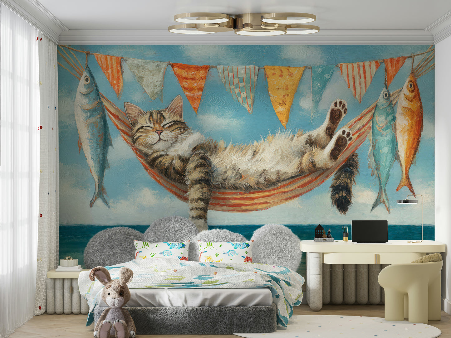 Durable coastal wallpaper

