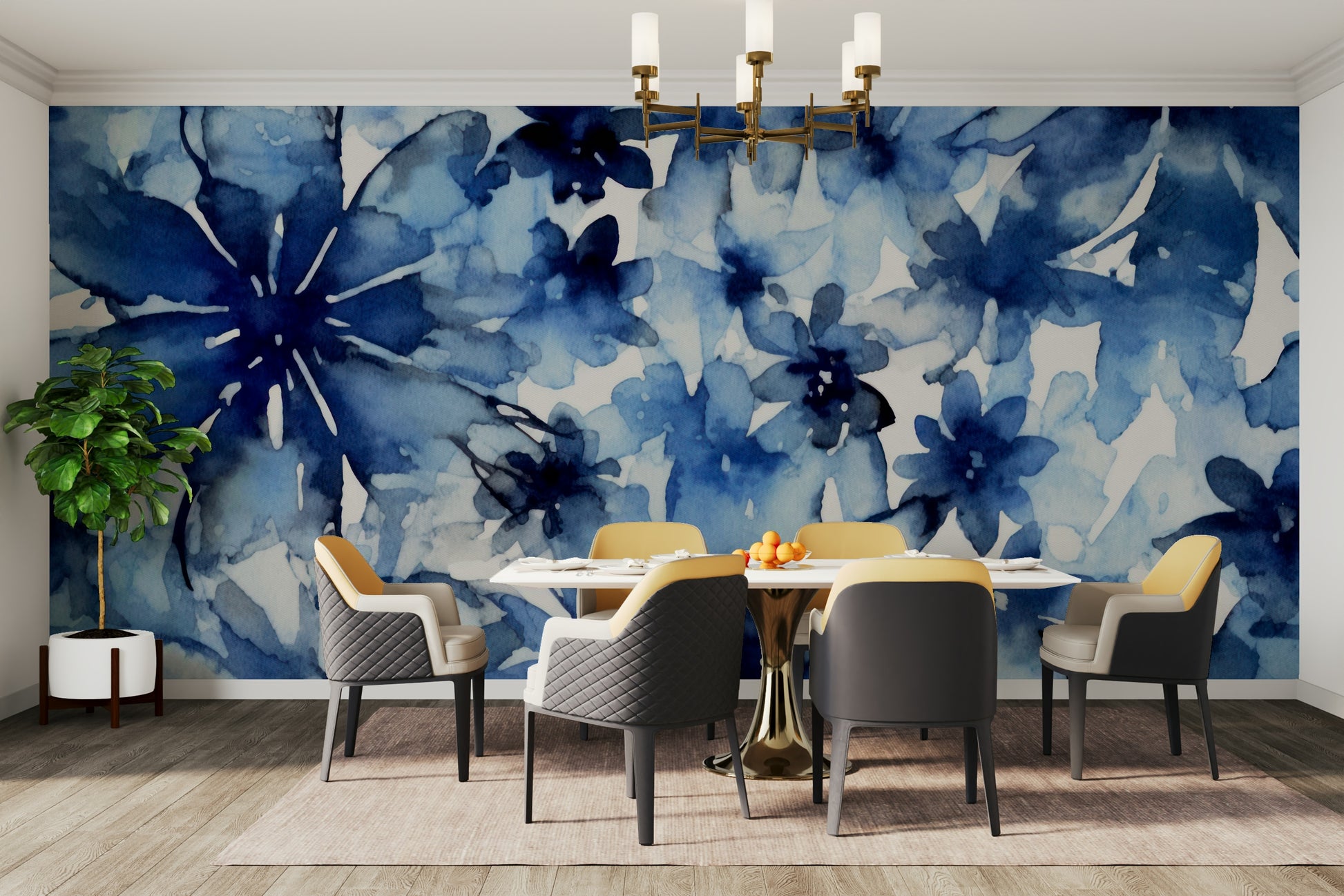 Easy install wall mural

