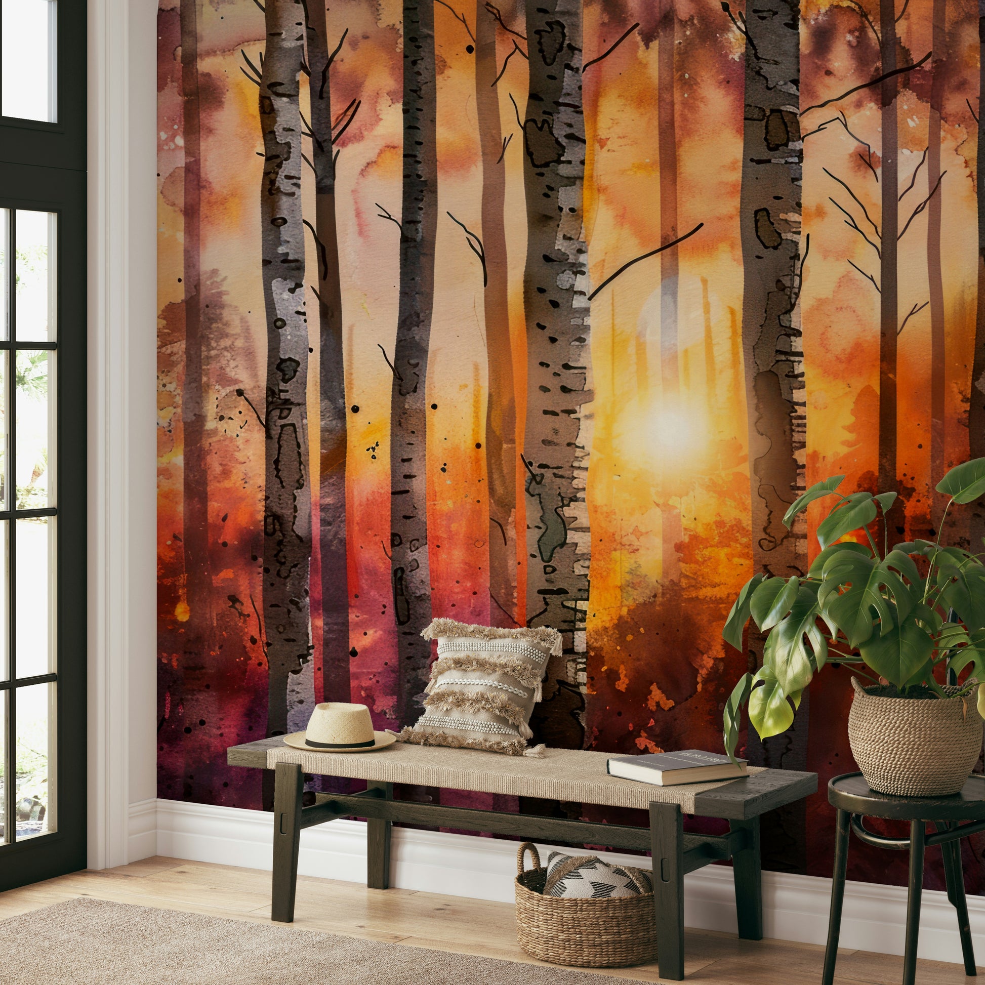 Easy install wall mural

