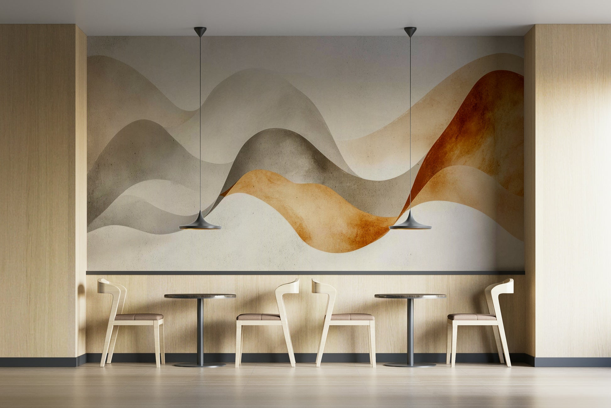 Easy install wall mural

