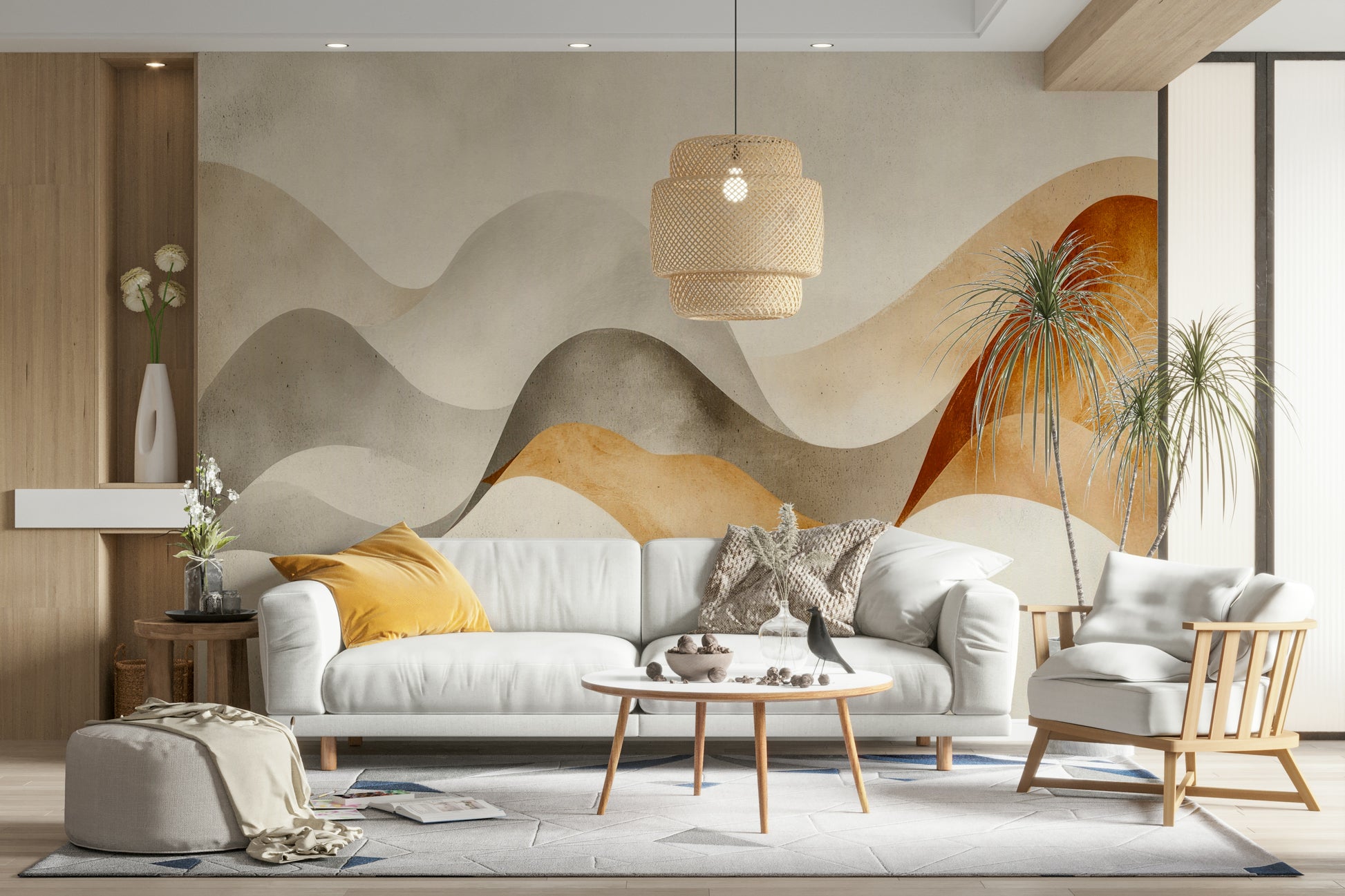 Serene Sands wall mural

