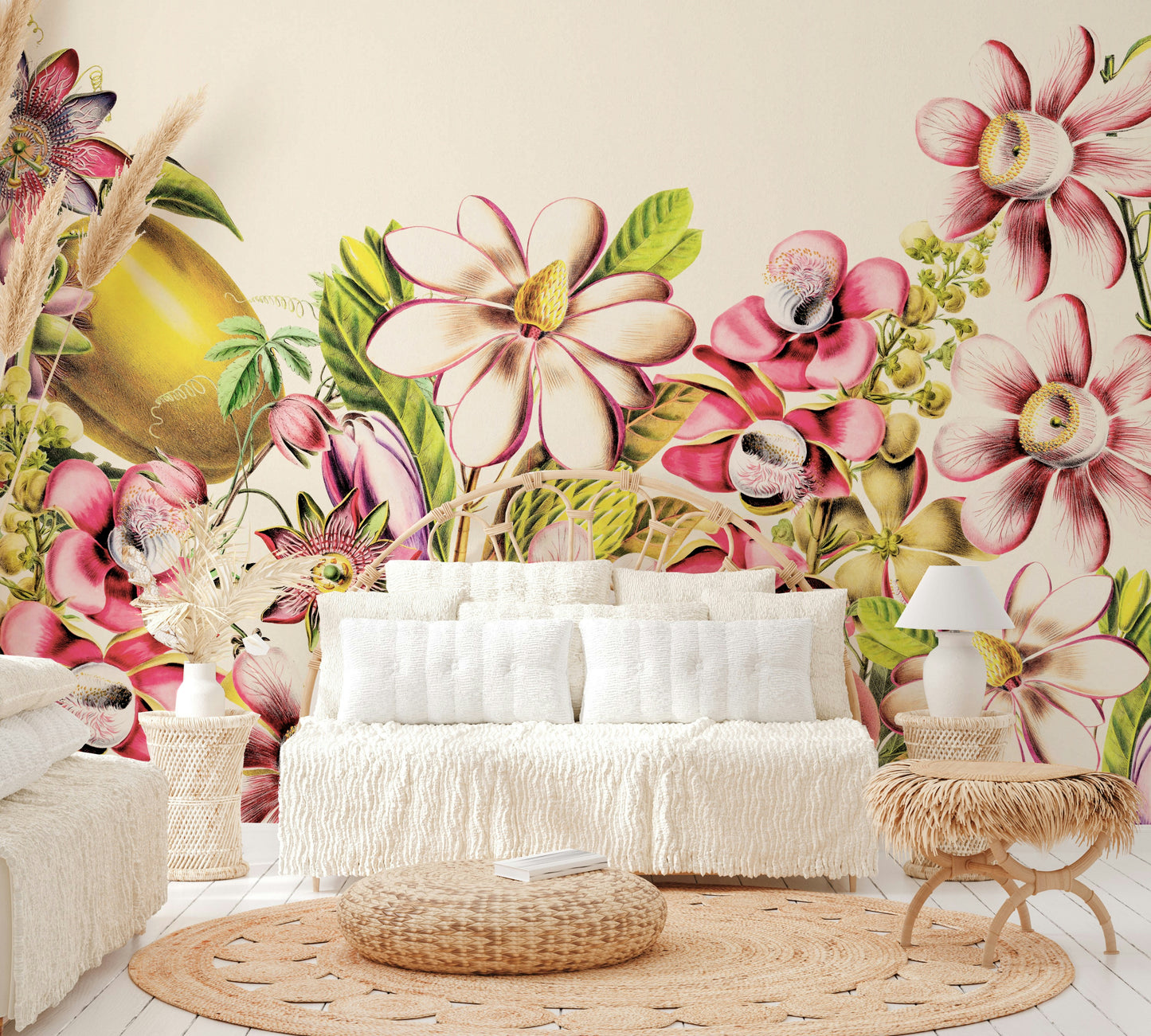Classic floral wallpaper for walls

