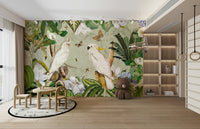 Playful wildlife wallpaper for kids’ rooms

