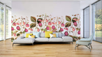 Fresh strawberry garden wallpaper for walls

