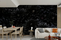 Bold flower wallpaper for feature walls

