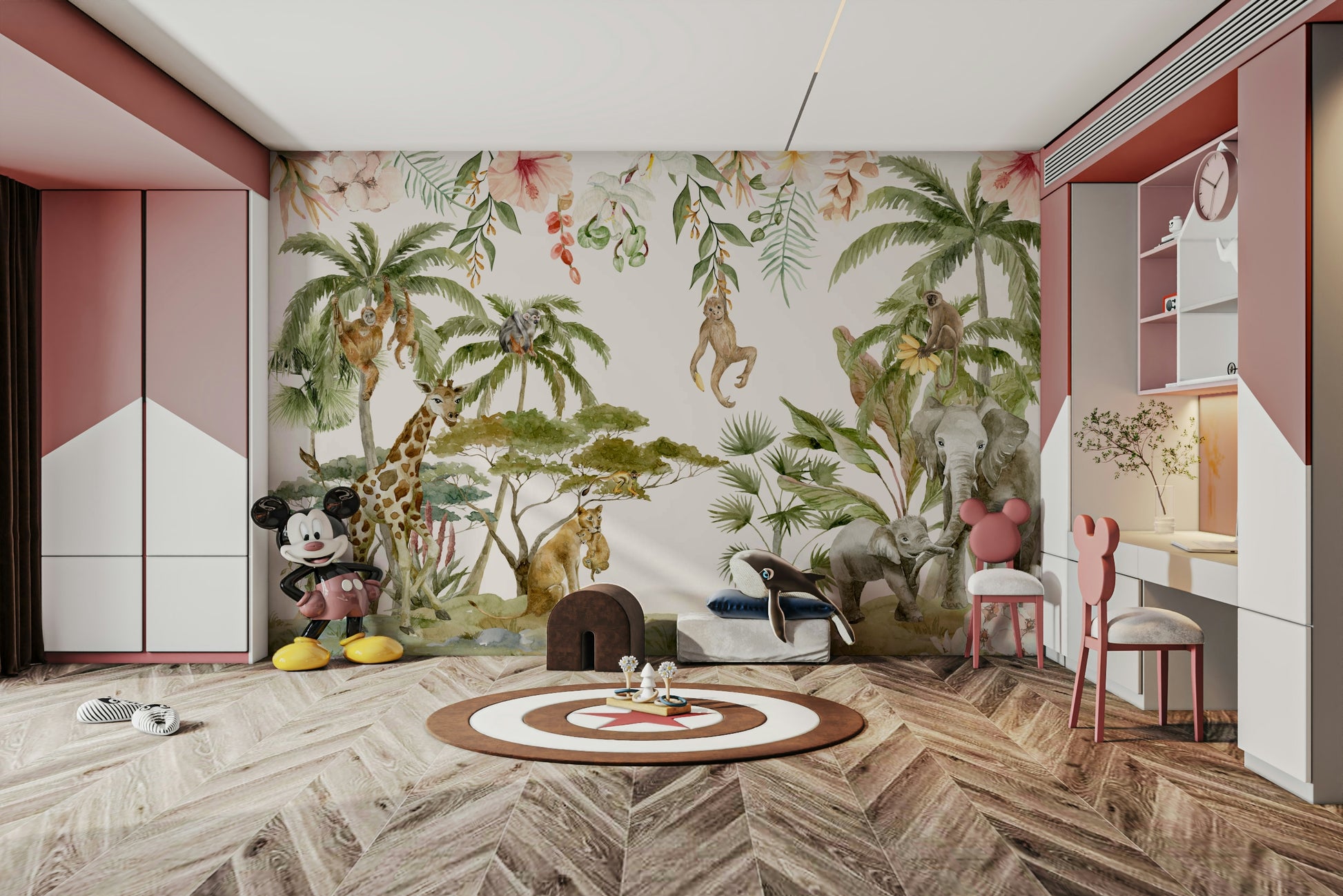 Nature-themed wallpaper for walls

