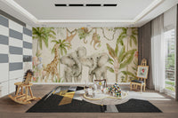 Tropical forest wallpaper for creative spaces

