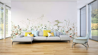Airy nature-inspired wall design

