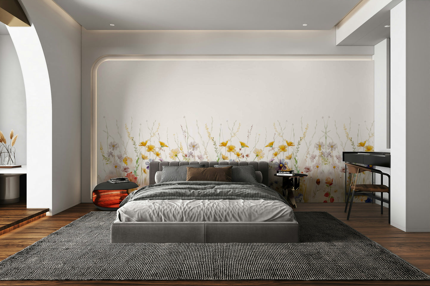 Easy to install wall mural

