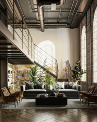 Calm meadow mural design

