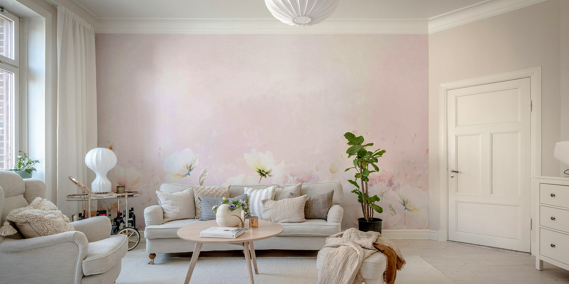 Meadow flower wall mural

