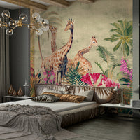 Bedroom landscape wallpaper

