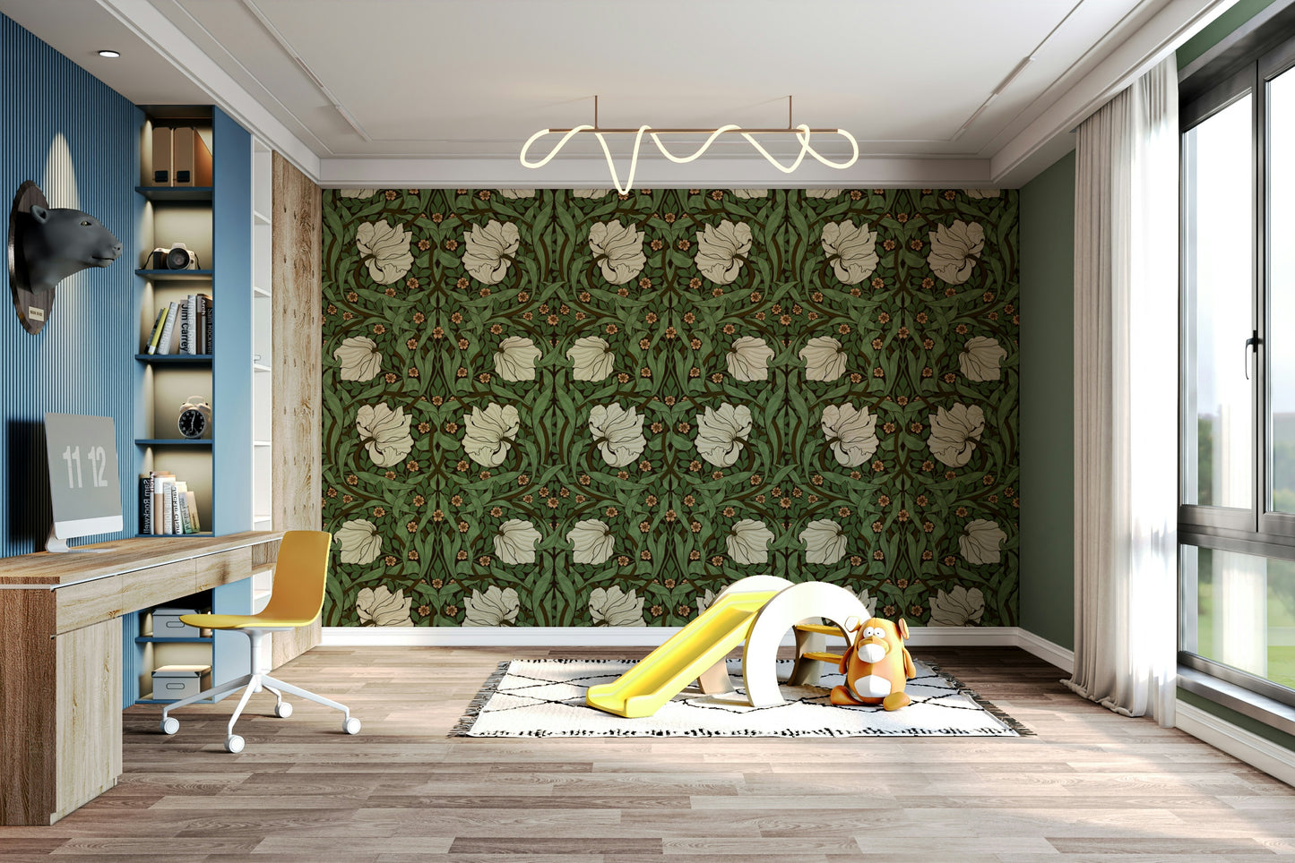 Arts and Crafts wallpaper design

