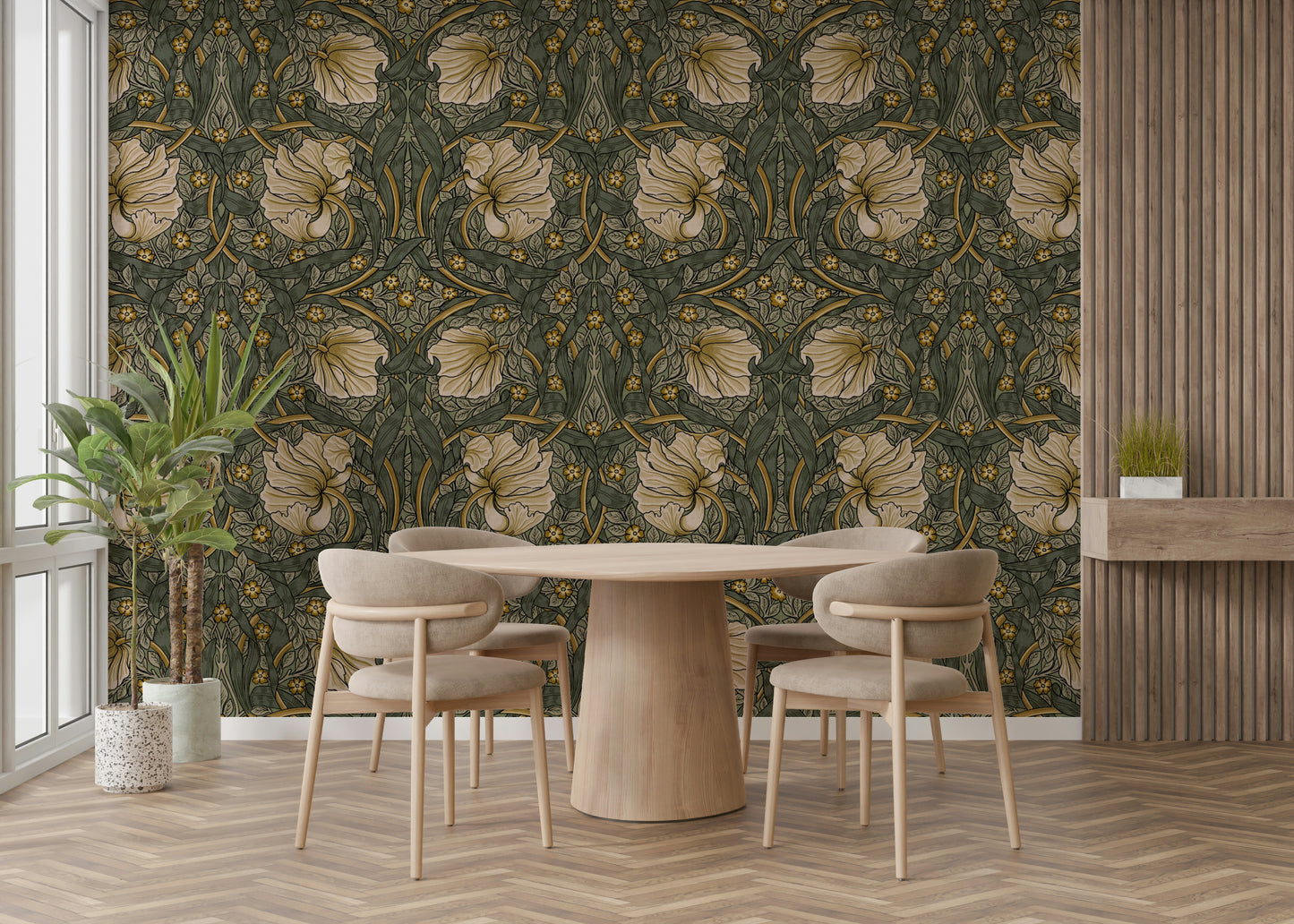 Timeless Victorian wallpaper pattern

