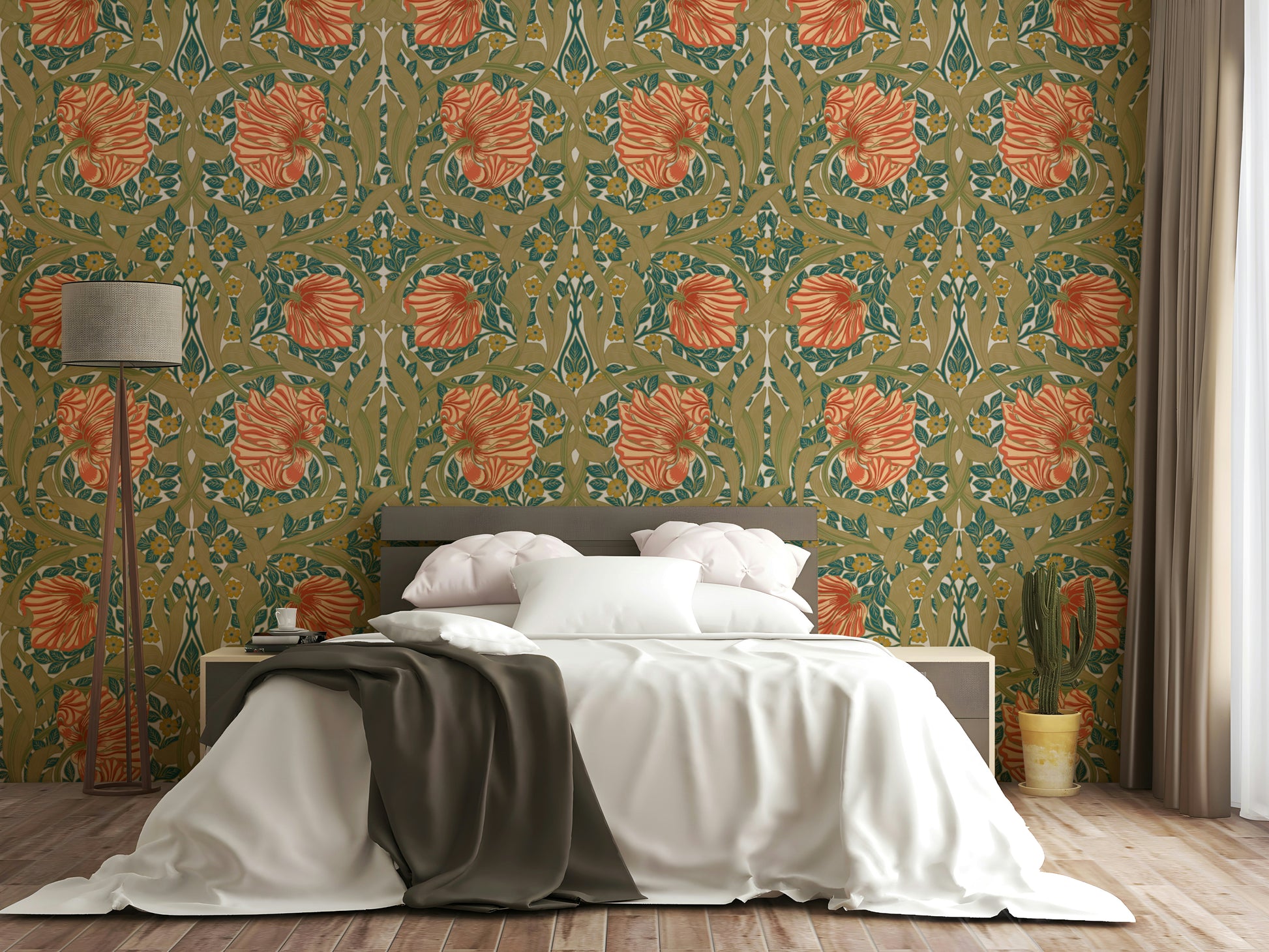 Timeless Victorian wallpaper pattern

