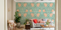 Handcrafted William Morris wallpaper

