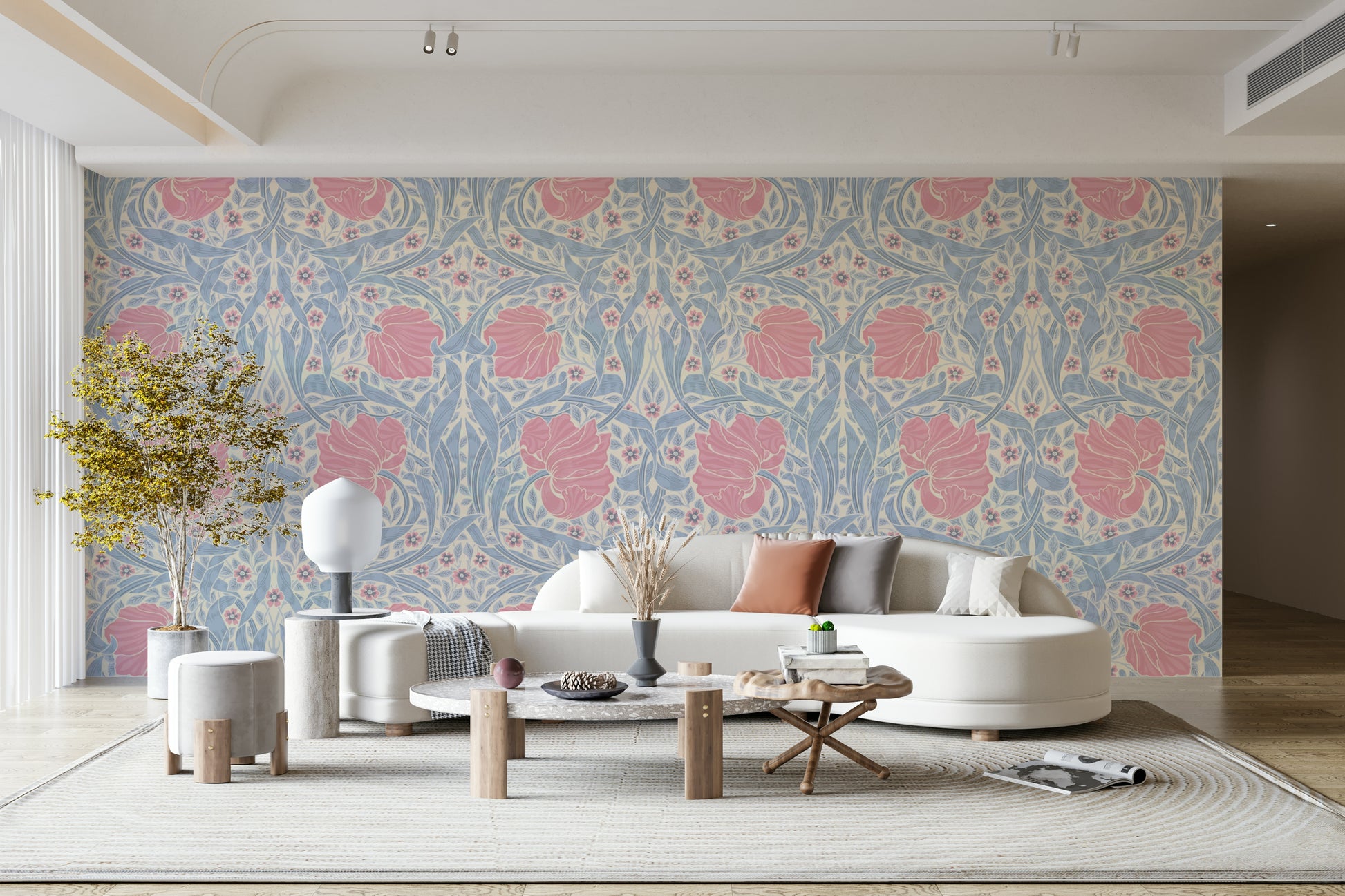 Timeless Victorian wallpaper pattern

