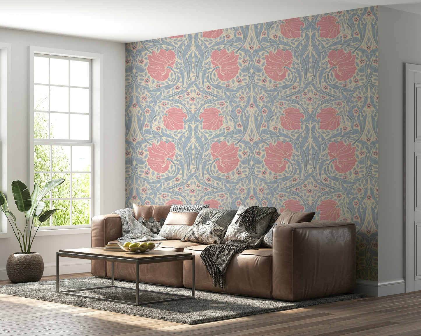 Classic William Morris wallpaper for walls

