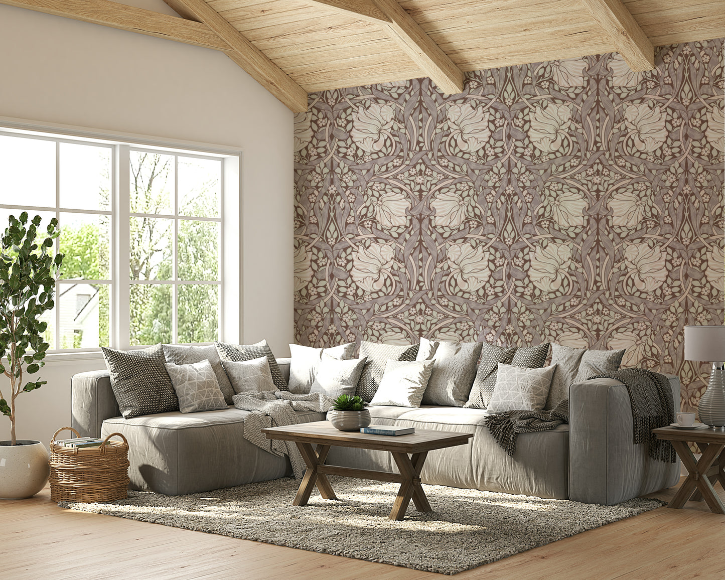 Arts and Crafts movement wallpaper

