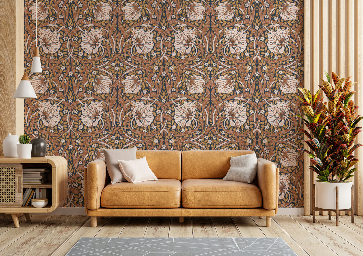Timeless pimpernel wallpaper for bedroom walls


