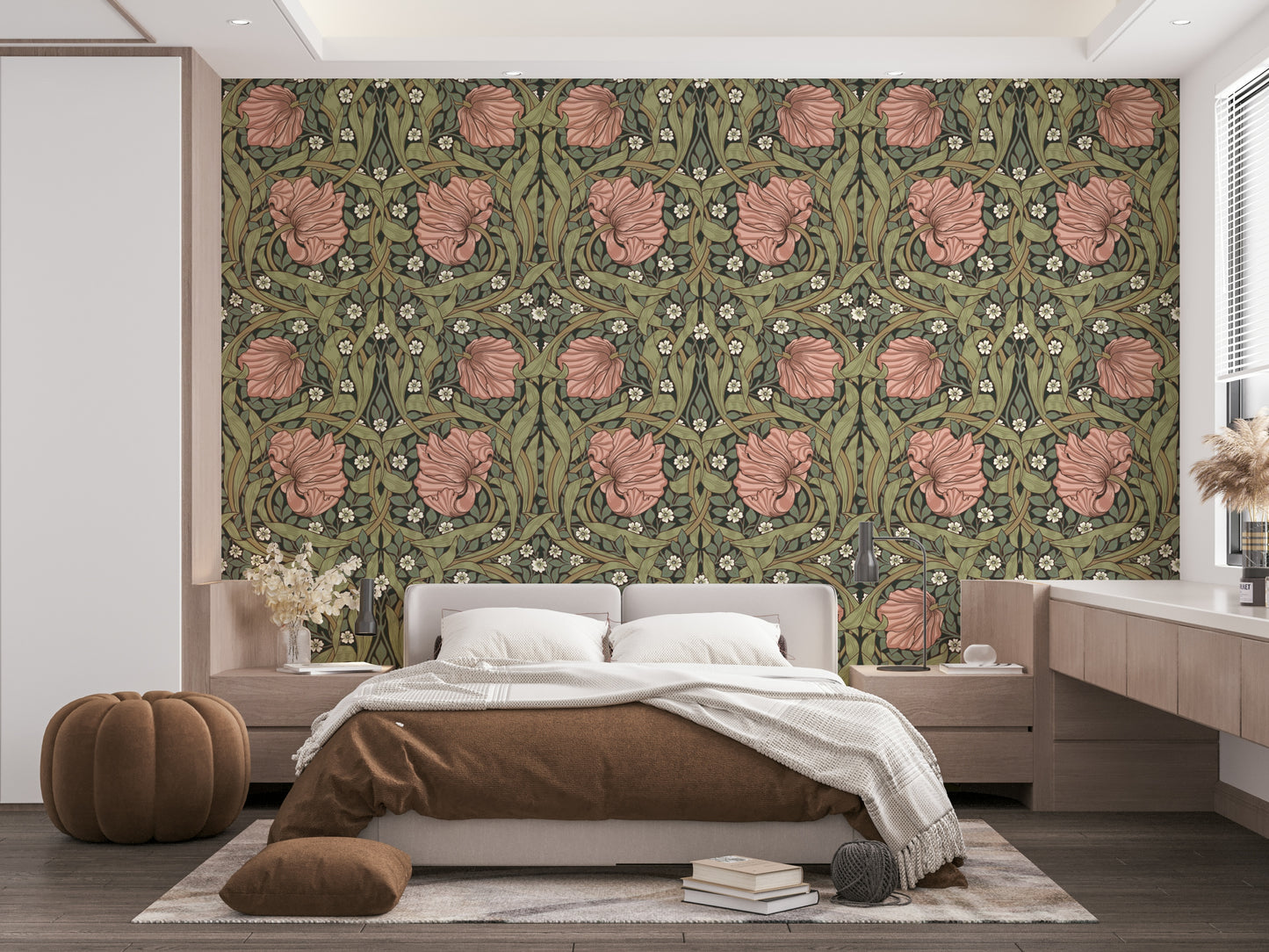 Classic floral design featuring pimpernel flowers

