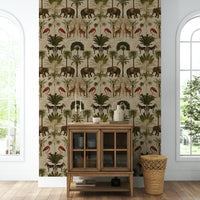 Nature-inspired wallpaper bringing the wild beauty of the jungle indoors

