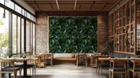 Nature-inspired wallpaper featuring lush jungle scenes and animals

