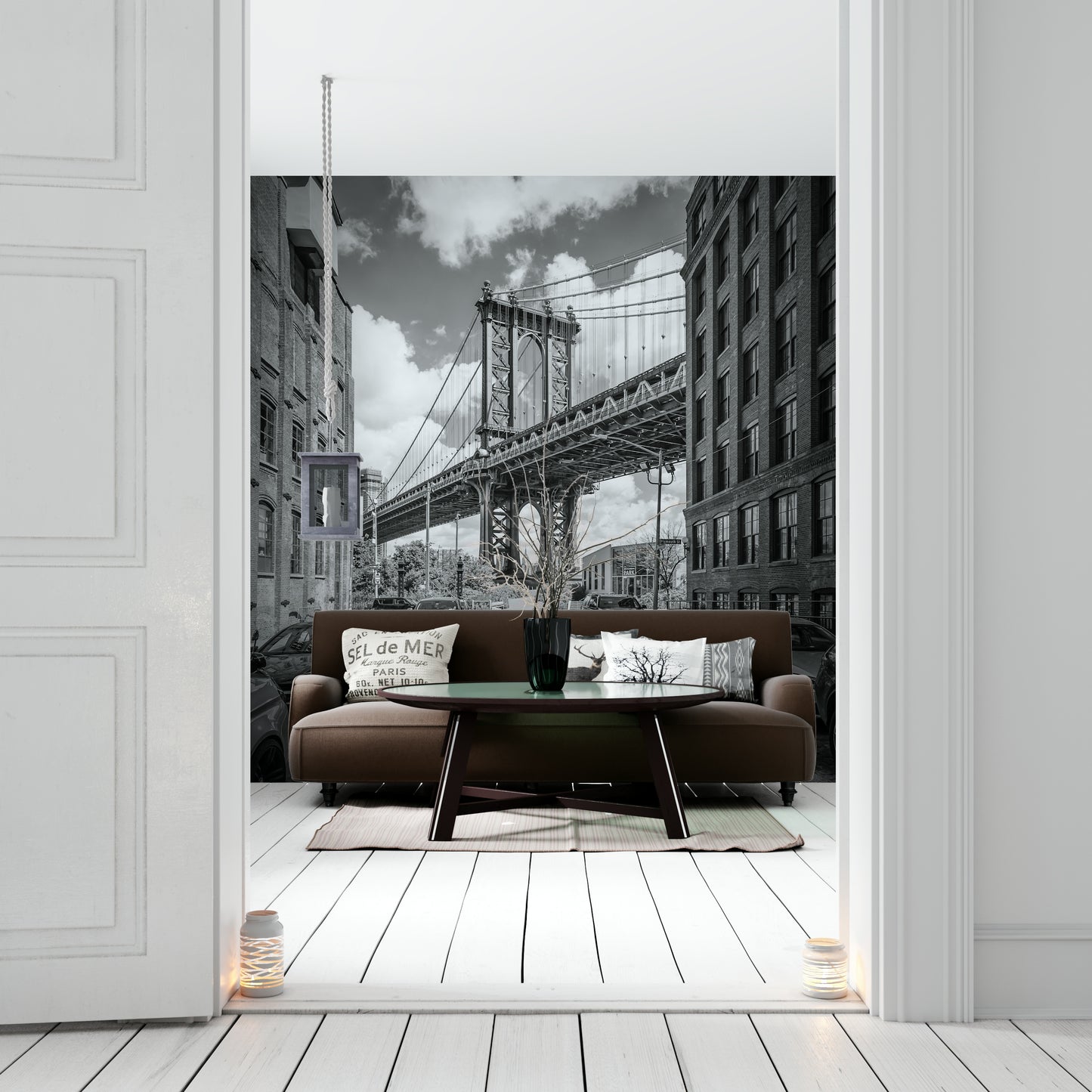 NEW YORK CITY Manhattan Bridge Wall Mural