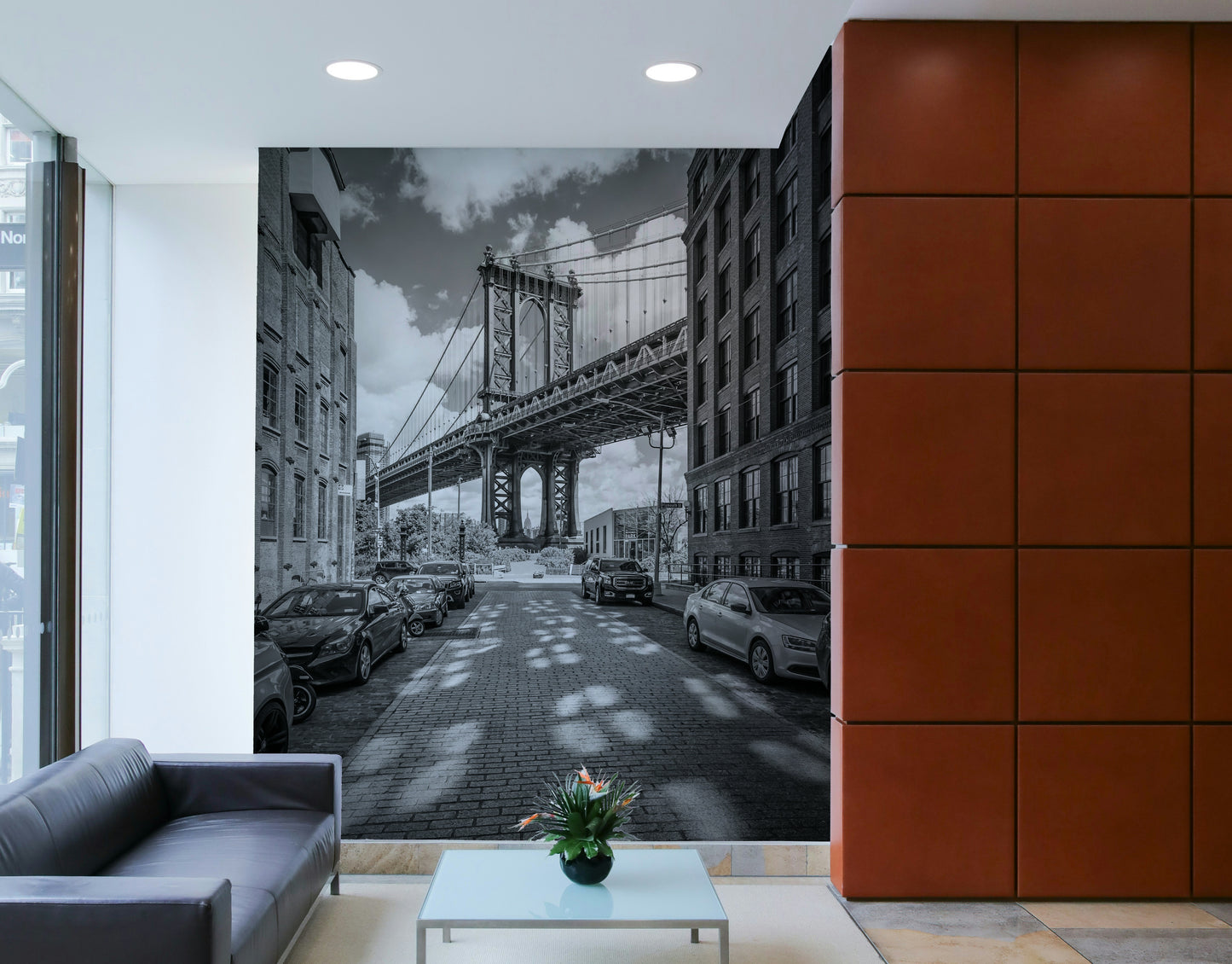 NEW YORK CITY Manhattan Bridge Wall Mural