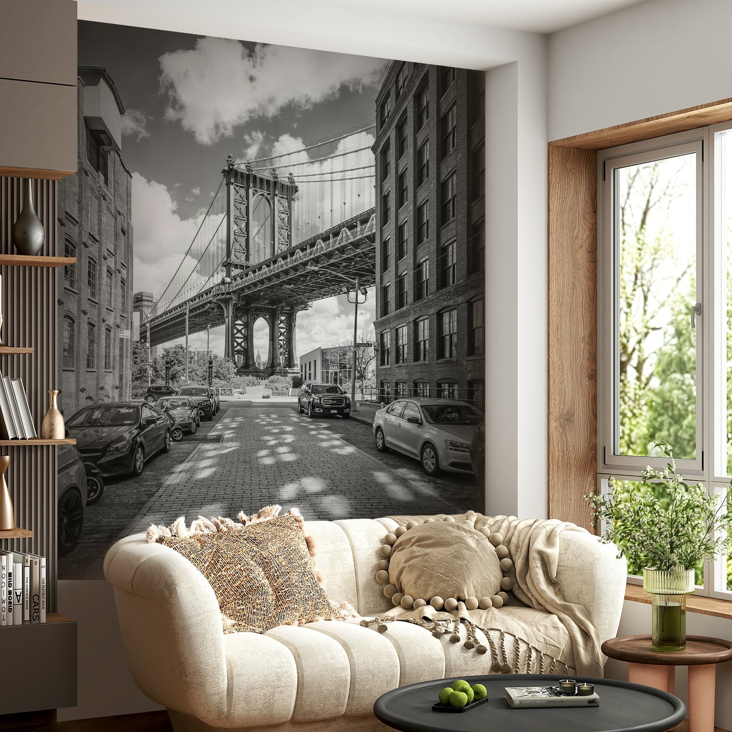 NEW YORK CITY Manhattan Bridge Wall Mural