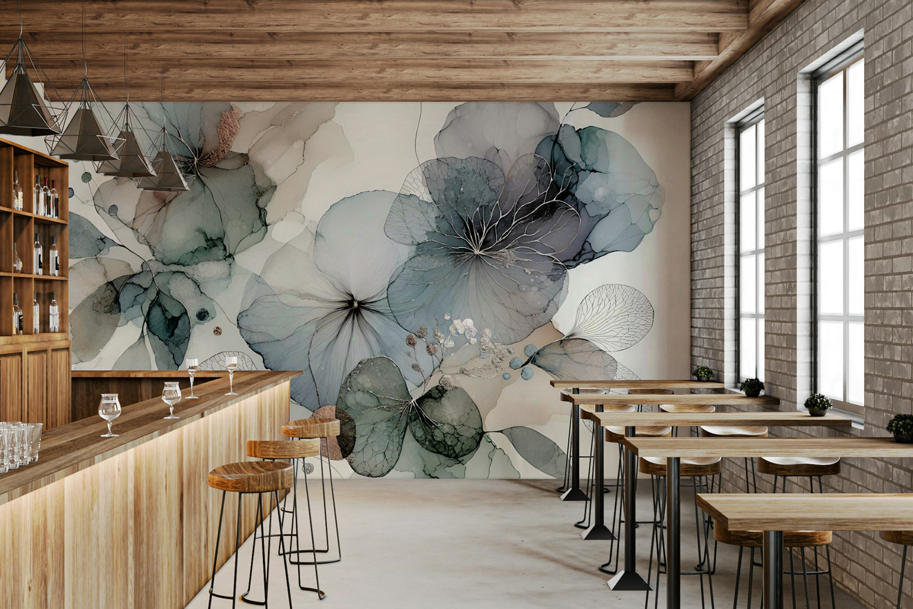 Dreamy Florals Wall Mural