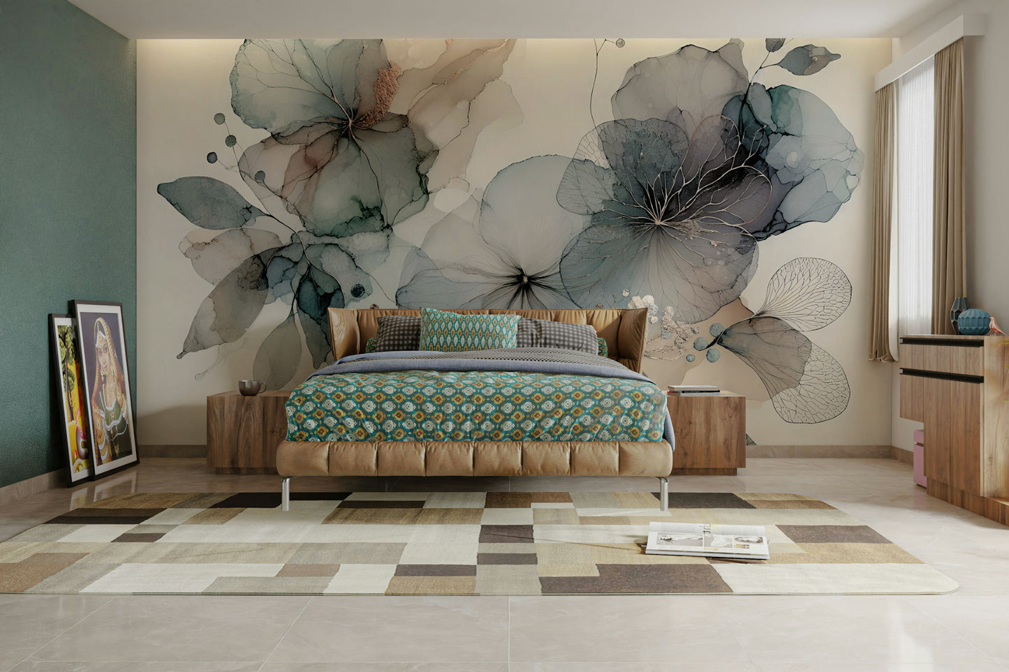 Dreamy Florals Wall Mural