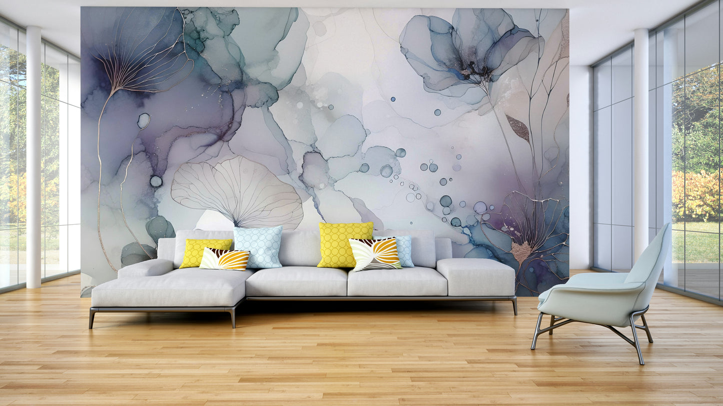 Dreamy Petals 2 Wall Mural