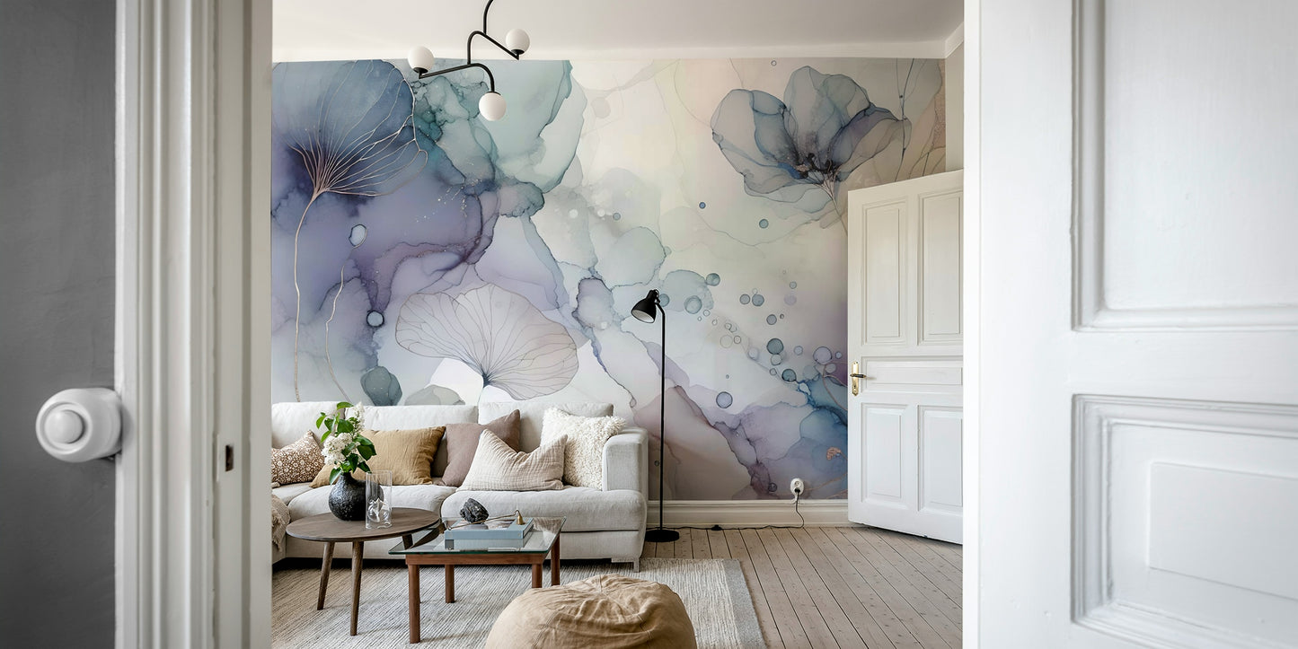 Dreamy Petals 2 Wall Mural