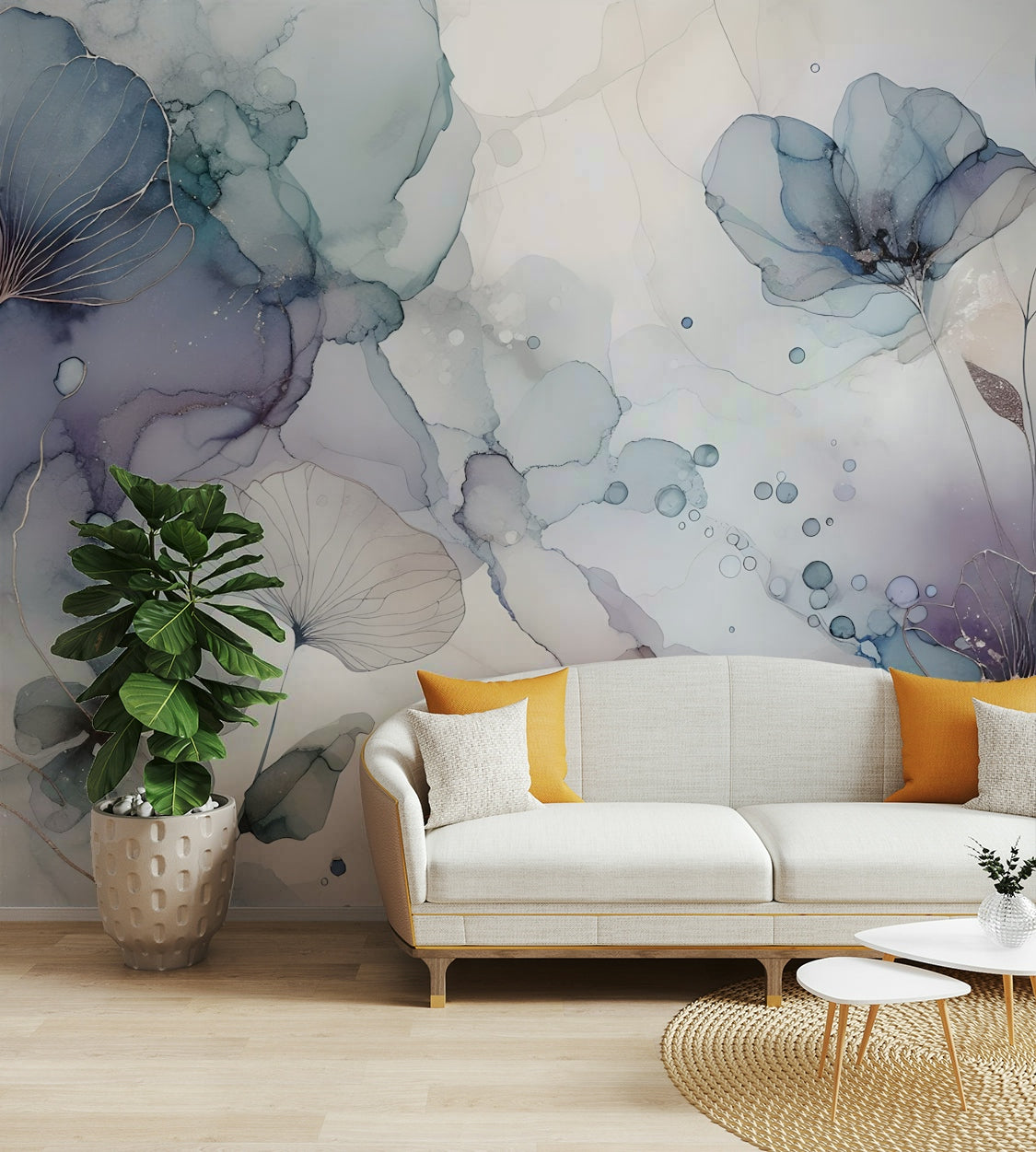 Dreamy Petals 2 Wall Mural
