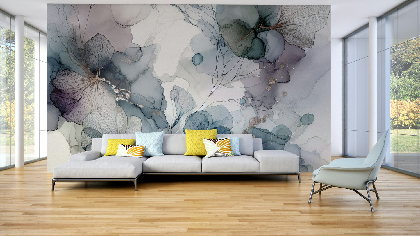 Dreamy Petals Wall Mural