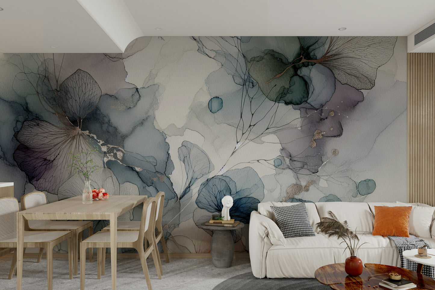 Dreamy Petals Wall Mural