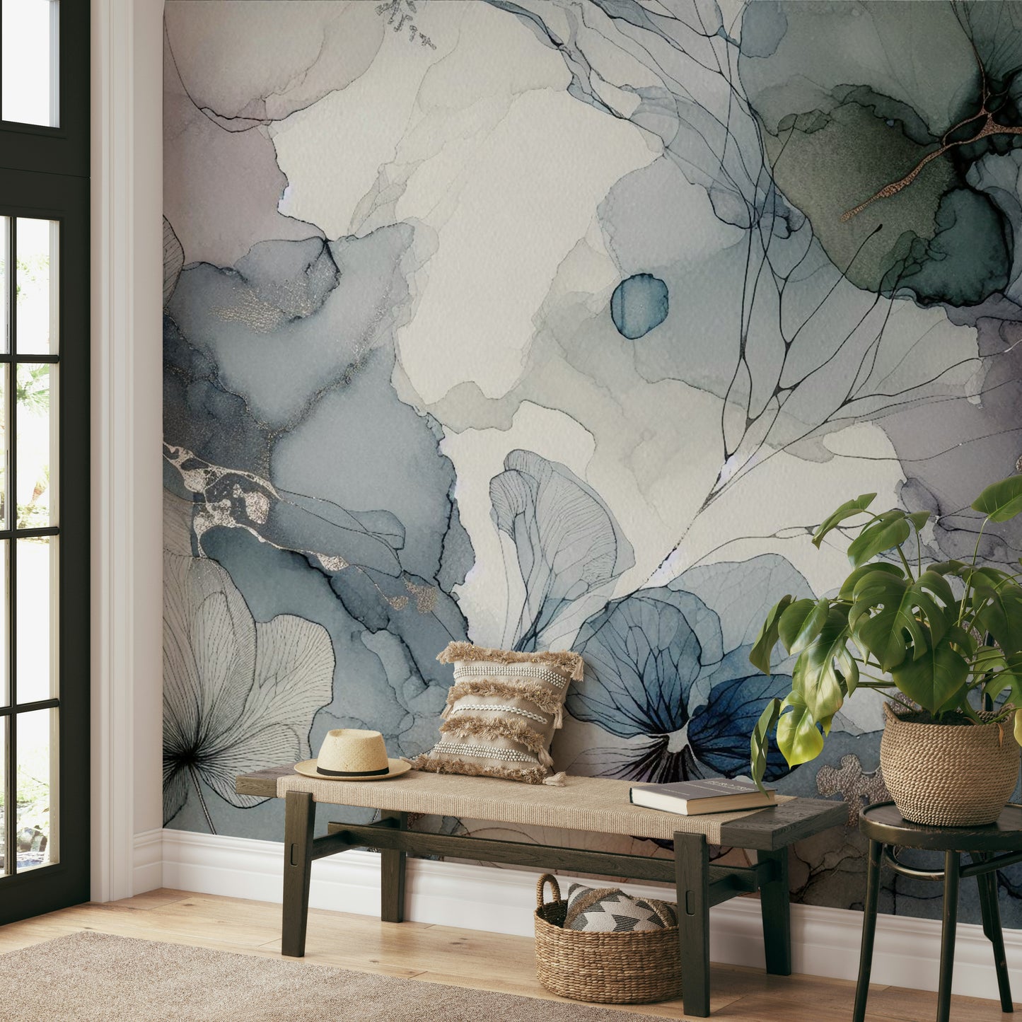 Dreamy Petals Wall Mural