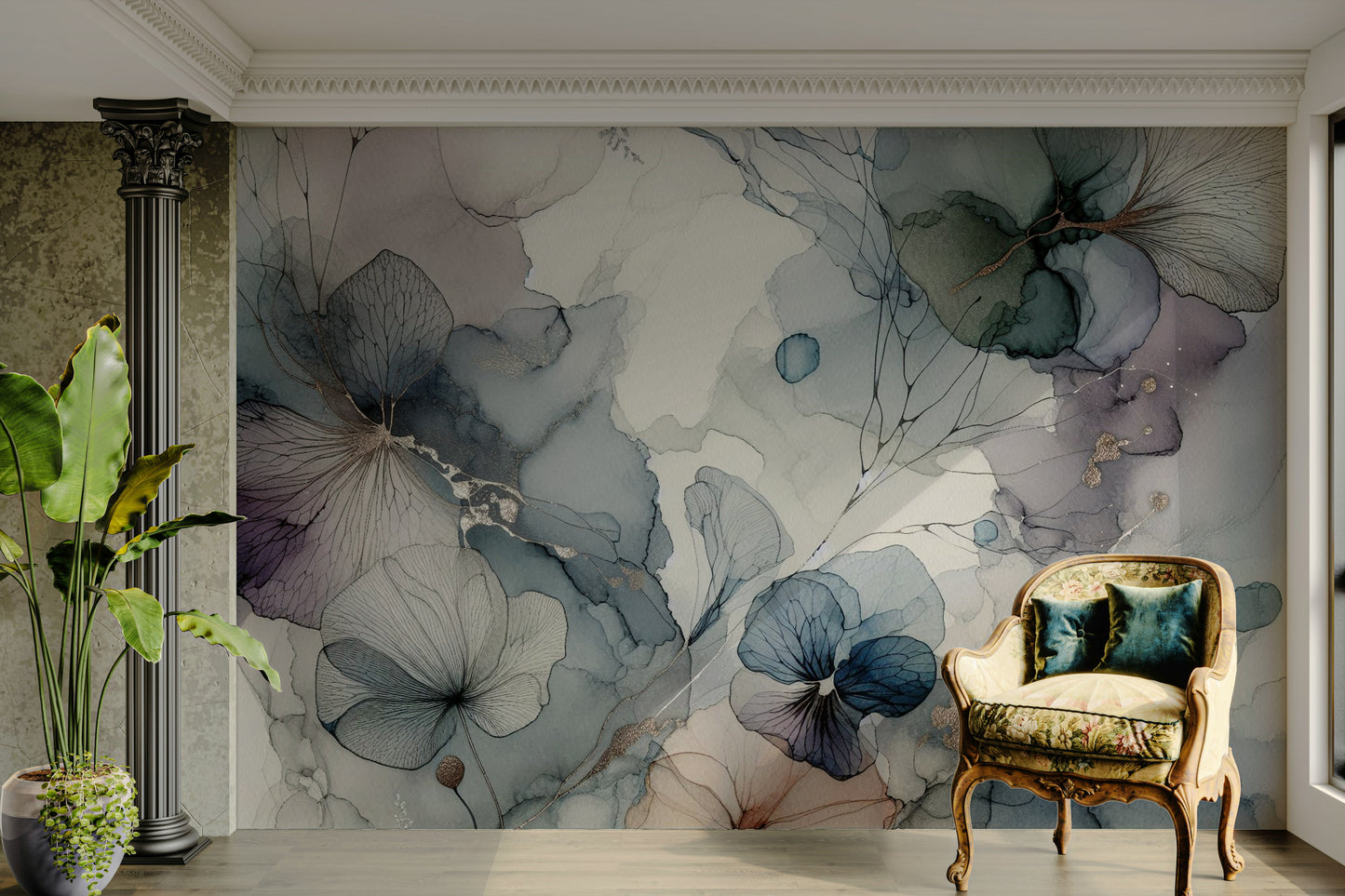 Dreamy Petals Wall Mural