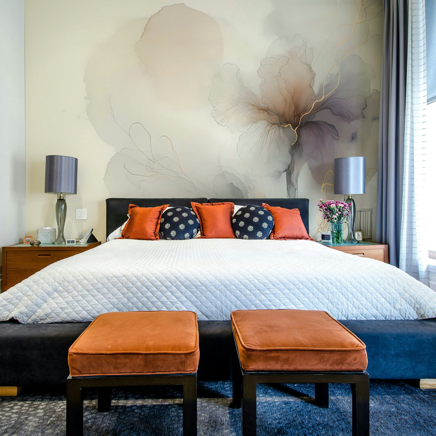 Golden Vein Botanica Wall Mural