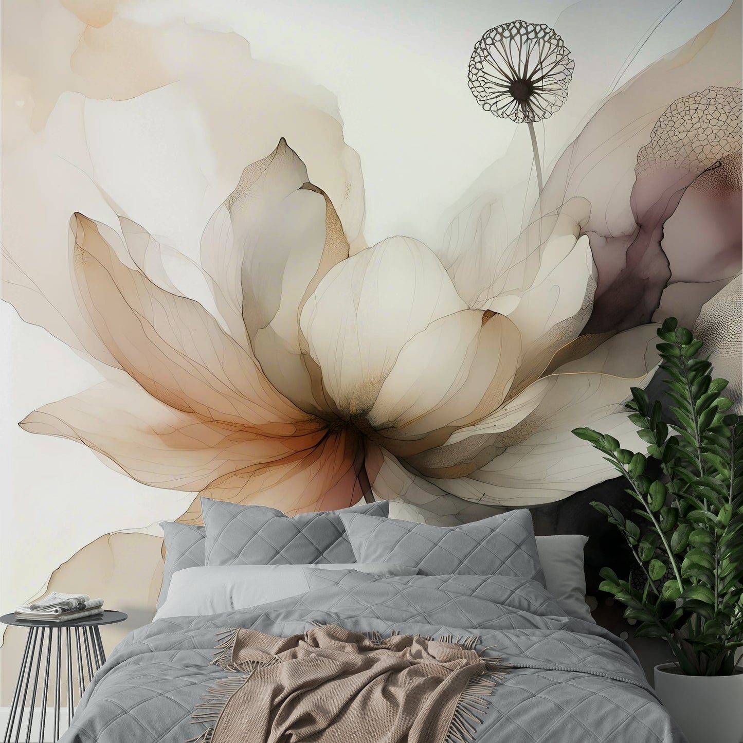 Lotus Botanica Dream Wall Mural