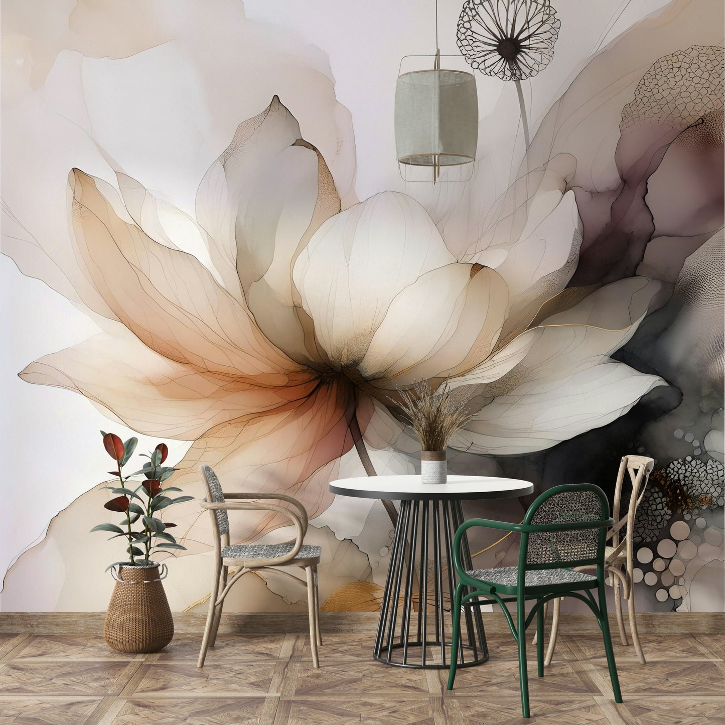Lotus Botanica Dream Wall Mural