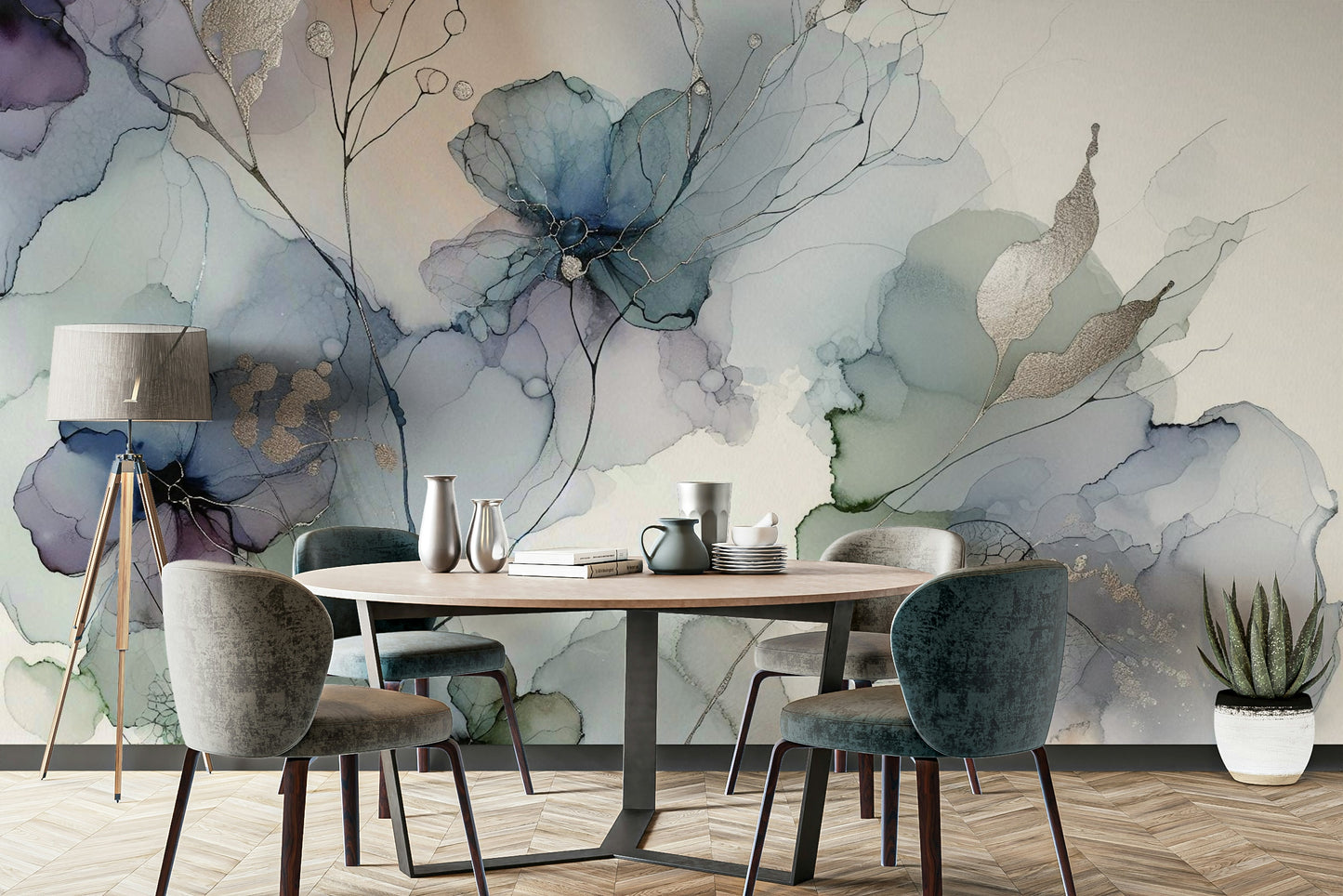 Soft Bloom Essence Wall Mural