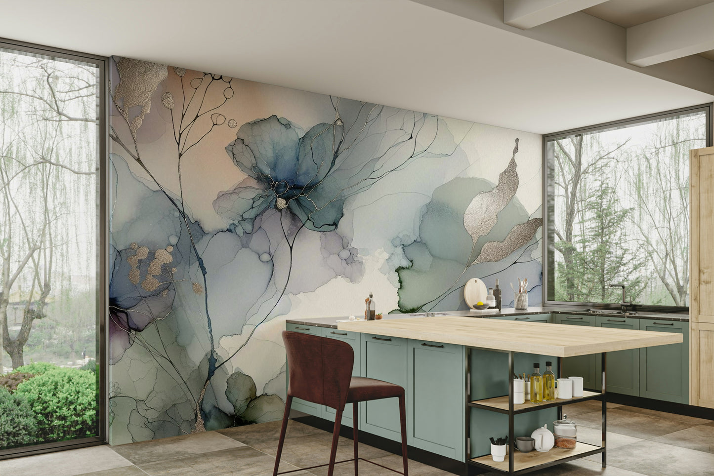 Soft Bloom Essence Wall Mural